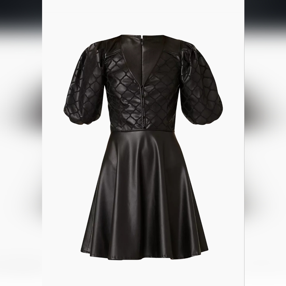ShoshannaOakley Faux Leather Minidress